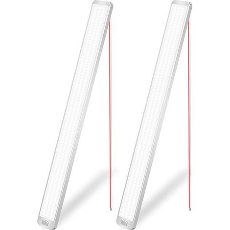 Barre LED 12V 168 LED 10W, éclairage intérieur pour camion, camping-car, van ou voiture, avec interrupteur ON/OFF, ampoule 12V-85V DC, lot de 2. (1/5)