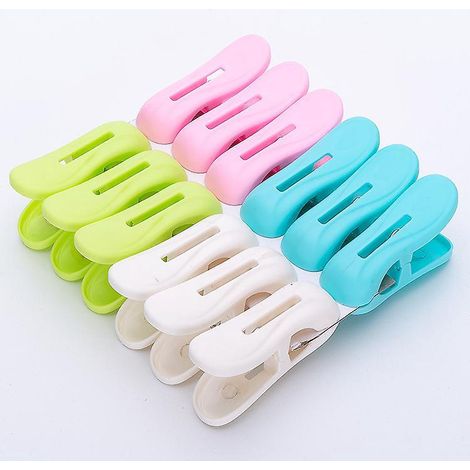 clips De Scellage 24x Pour Sacs - Clips De Scellage En Plastique - Clips De Sac Pour Sceller Et Garder Au Frais (24 Pices - 4 Couleurs) (1/5)