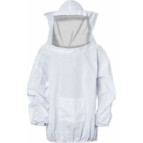 Veste d'apiculteur, Bee Guard professionnel, Chapeau d'apiculteur avec voile amovible, Costume d'abeille zippé pour apiculteurs-- (1/4)