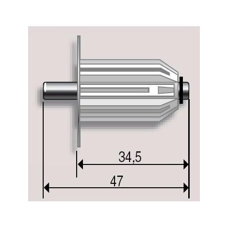 Embout universel LS40 08 SOMFY (1/2)