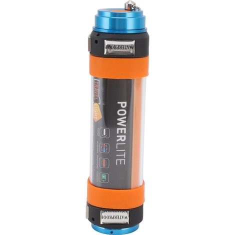 Lampe camping multifonction, lampe de travail magnétique, lampe anti-moustique à lumière orange, IP68 étanche pour réparation auto, lampe de poche d'urgence pour randonnée, trekking, camping, usage do (1/5)