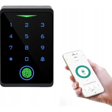 Codesperre, Tastatur, Fingerabdrucksensor, Tuya WLAN