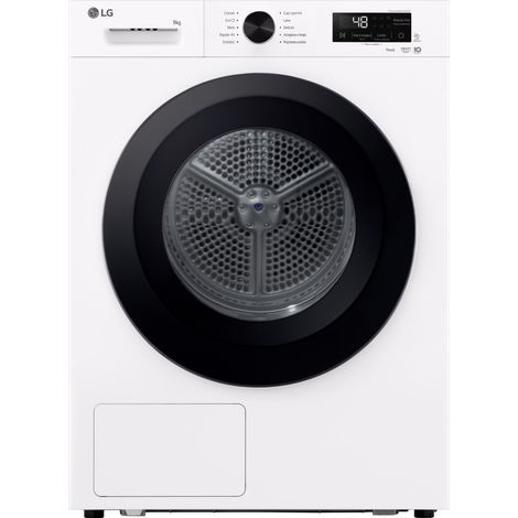 LG RNX1009NWK asciugatrice Libera installazione Caricamento frontale 9 kg Bianco
