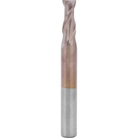 Fraise 2 dents HSS droit pour aciers trempés D5xD6x13x50L (1/5)