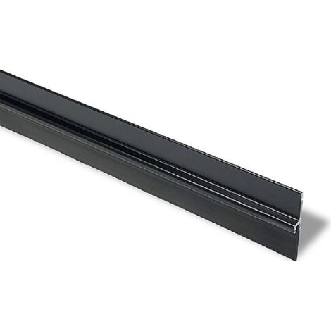 BRINOX burlete adh.aluminio goma 1000mm negro sobreponer b82720n