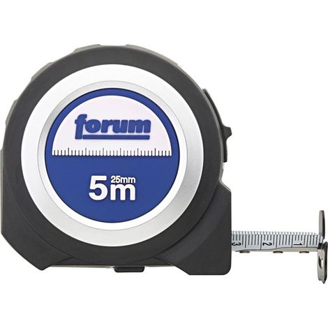 Forum Taschenbandmaß Stahlband 5 m x 25 mm (1/3)