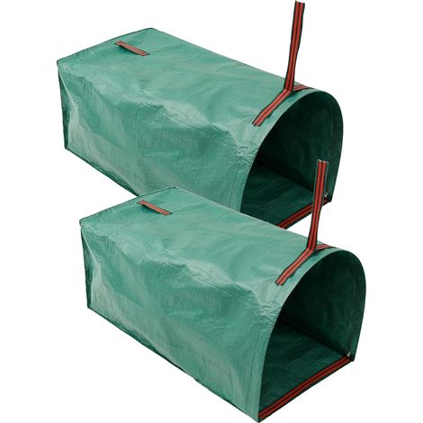 Sacs de Jardin - Sac Pliable de Grande Capacité - 2 Pièces Sacs (1/5)