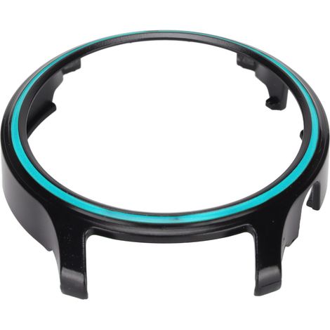 Étui de protection intégral pour montre connectée Haylou RS3 LS04, boîtier rigide de protection sport, noir et bleu. (1/5)