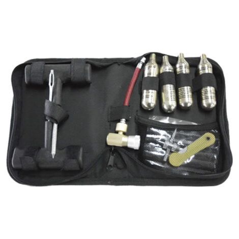 KIT REPARA PINCHAZOS E HINCHAR NEUMATICOS 19PZS JBM REF 52662 - 2101