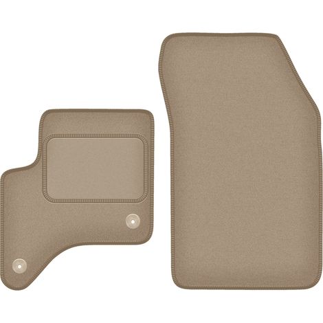 Tappetini anteriori per auto: Fiat 600 Hybrid (2024-) beige