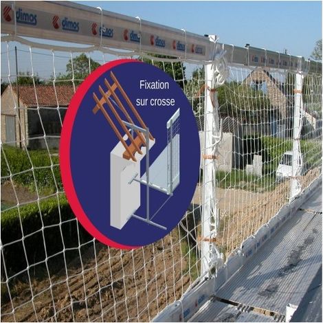 Pack échafaudage de toit acier 6ml avec fixation sur crosse - DIMOS - 1040 mm