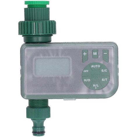 Intelligenter Bewässerungstimer mit LCD-Bildschirm, Wasserprogrammierer für Gartenschläuche, automatische oder manuelle Steuerung, präziser Bewässerungsregler (1/5)