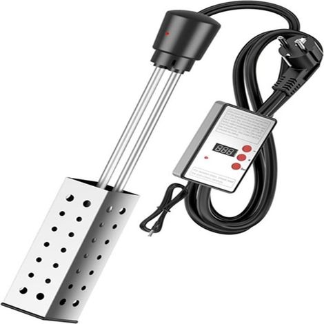 Dompelverwarmer 2500 W - Chauffage Immersion Piscine Avec Minuteur Automatique - Eau Chaude Rapide - 1 Pièce (1/5)