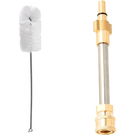 Hochdruckreiniger Adapter Kompatibel mit Bosch Aqt, Schneeschaumlanze Adapter, Hochdruckreiniger Schnellanschluss, Schneeschaum Pistolenadapter mit einer kleinen Bürste für Bosch Hochdruckreiniger (1/5)