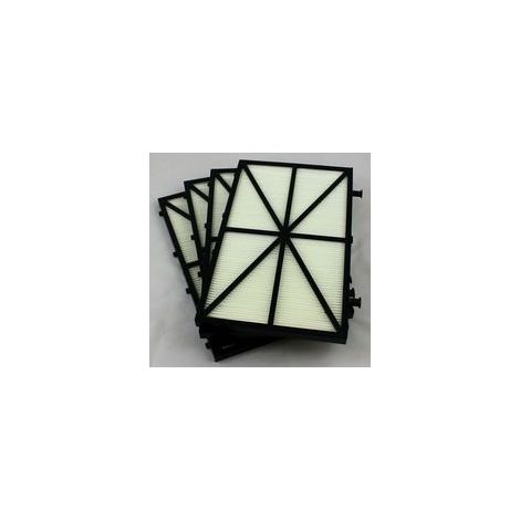 Lot de 4 panneaux de filtre à cartouche ultra fine 26,5 x 16,5 cm – Compatible avec robots Dolphin – Filtration optimale pour piscine (1/3)