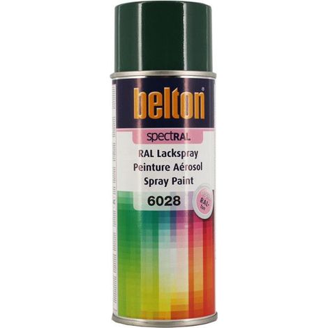 Bombe peinture - AUTO K - RAL 6028 - VERT PIN Mat - 400 ml - Peinture standard RAL