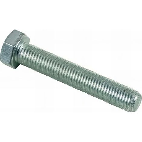 Vis métaux tête hexagonale F/Total 8 x 10 mm Zinguée - Boite de 500 pcs - VHT880801002B