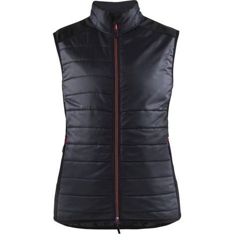 Gilet doublé femme Noir/Rouge T.3XL - BLAKLADER - 3864