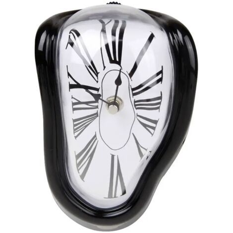 Sollbry Horloge fondante Horloge Murale Melting Clock de Style Dali (Horloge fondante)