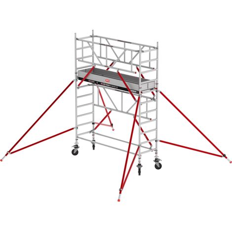 Altrex Fahrgerüst RS Tower 51-S Safe-Quick Aluminium mit Holz-Plattform 4,20m AH schmal 0,75x3,05m (1/3)