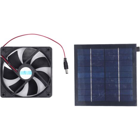 Ventilateur Solaire 20W IP65 pour Serres, Poulaillers, Abris et Maisons d'Animaux (1/5)