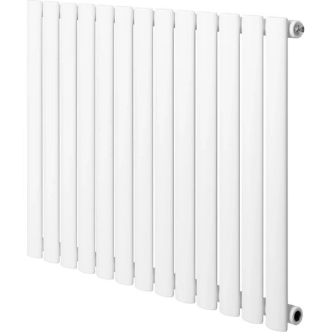 Oval Single Column Radiator - 600 x 780mm - White (1/5)