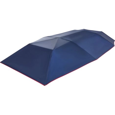 Tente de voiture semi-automatique, auvent imperméable, protection UV, Bleu Marine, 4.2x2.2m-a (1/2)