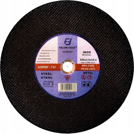 Disco de corte de metal 350 x 25,4 x 3,5 FALON TECH