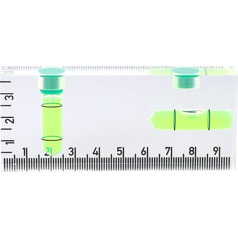 Niveau à bulle magnétique acrylique, poche Portable verticale horizontale pour la décoration de la maison, chantier de Construction