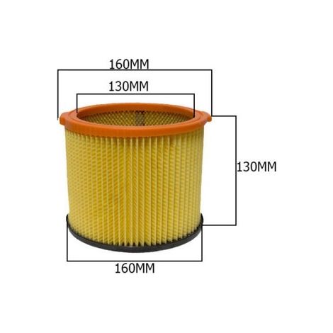 Alfatec filtro cilindro bidone Aspiratutto 20l Aquadry AD80 A53 A54 A57 A60