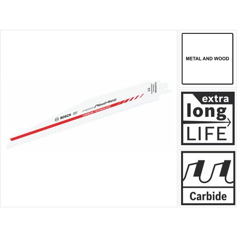 Sabre lame de scie Bosch S 1156 XHM 225 mm 1 unités (1/5)
