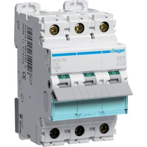Interruptor Hager ncn316 16 A 3 polos