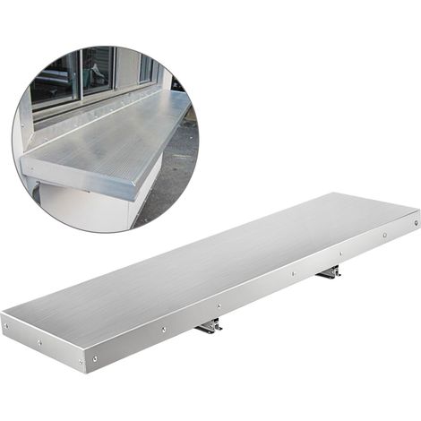 VEVOR Pannello in Acciaio Inossidabile per Cucina 1220 x 305 x 50 mm Rack di Servizio Pieghevole Adatto per Carrelli da Servizio di Alimenti Catering