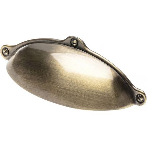 MANIGLIA ZAMA RJM 0127 CONCHIGLIA ANTIC 95X40 MM
