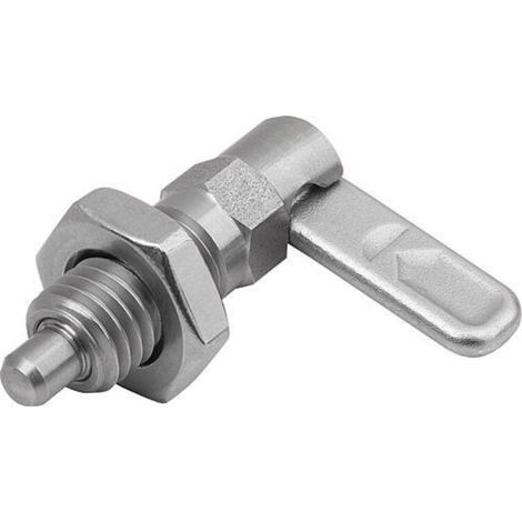 KIPP Sperrriegel M20x1,5 D=10 links Form B mit Gewindehülse (1/4)
