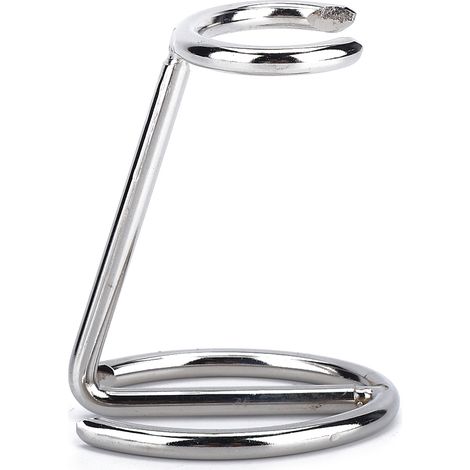Porte-Brosse de Rasage pour Hommes en Stainless Steel - Support pour Rasoir et Brosse, Usage Salon, Maison, Voyage (1 Support) (1/5)