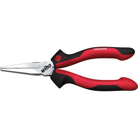 Pince plat long 160 mm, Multicolore