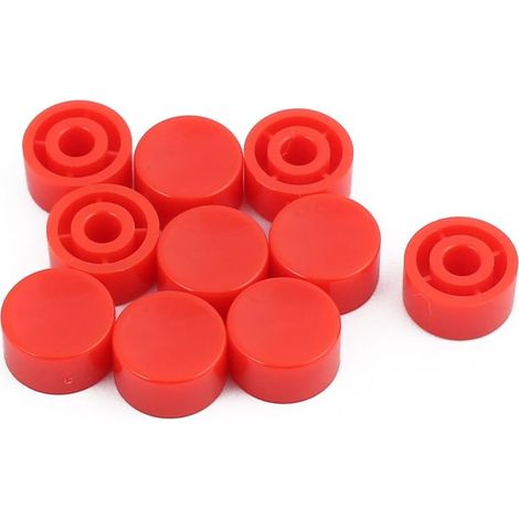 10 pièces de boutons tactiles ronds en forme plaque protection pour sécurité 6mm x (443d6bba77c39708 (1/2)