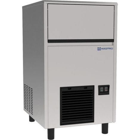 Producteur de glace granulaire nugget ice, refroidissement à air, 80 kg/24 h 500x670x800 mm - VIRTUS