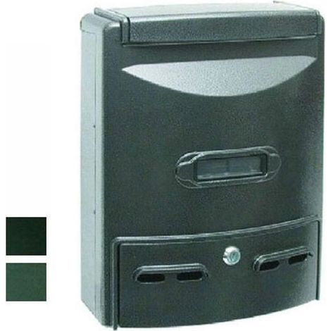 Porte-revues pour boîte aux lettres en aluminium pour extérieur "Europa" vert - cm.28,5x10x38h. couleur verte