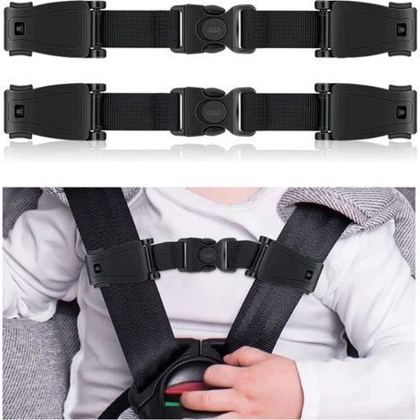 Clip Ceinture Siege Auto 2 Pièces Clip Securite Siege Auto Clip de Sangle Enfant Sécurité Voiture Chest Clip pour Pince de Poitrine (1/4)