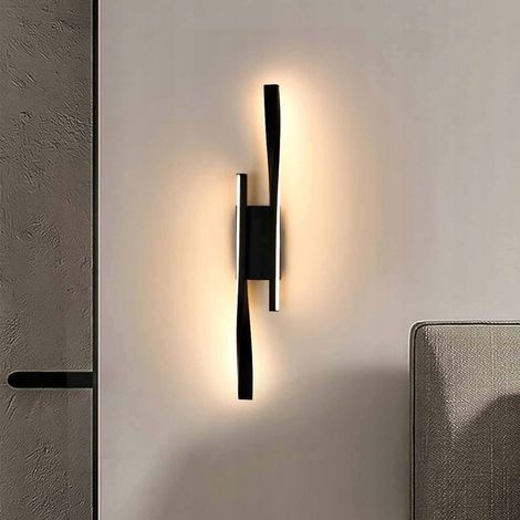 Applique murale LED d'intérieur 10W 3000K pour chambre, salon (1/5)
