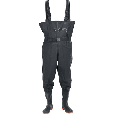 Cuissardes avec bottes et ceinture noir taille 40 (1/5)