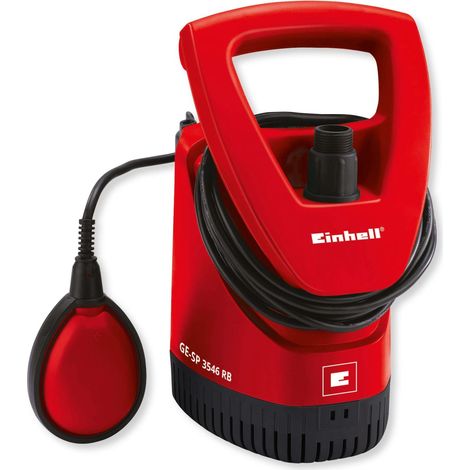 Bomba de agua Einhell GE-SP 3546 RB negra y roja, potente (350 W) y robusta