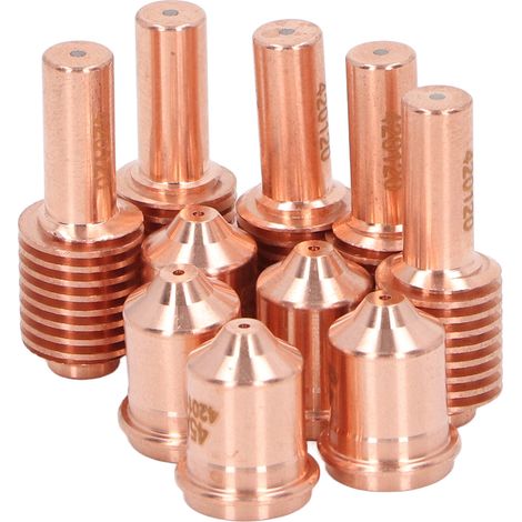 Kit de 10 electrodos de plasma (boquillas) 420118/420120, consumibles de repuesto para la antorcha de corte PMX 30XP. (1/5)