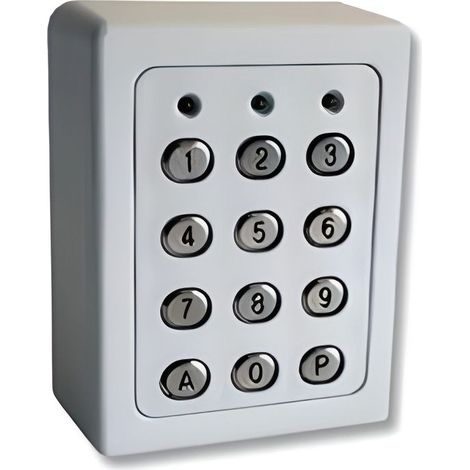 Clavier à code filaire Europe Automatismes - SU2TMG - 1 code maitre, 2 fonctions, 60 codes de service
