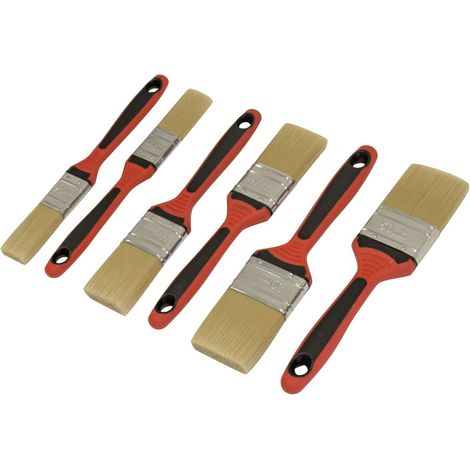 Nespoli Flachpinsel-Set softTouch 6-teilig
