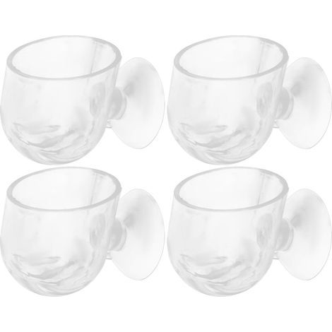 Stück Acryl Aquarium Pflanzgefäße mit Saugnäpfen Transparent (1/5)