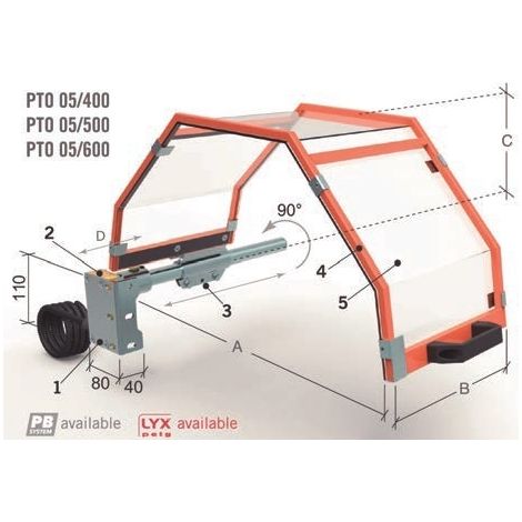 PROTECCION DE TORNO PTO 05/600 METALWORKS