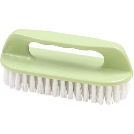 Brosse à main pour lessive et nettoyage, brosse à vêtements, brosse à tapis, brosse de nettoyage du linge, brosse à récurer multifonctionnelle, brosse de nettoyage en plastique souple durable (1/5)